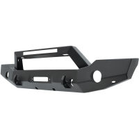 Westin WJ2 Full Width Front Bumper With LED Light Bar Mount Textured Black - 59-80125