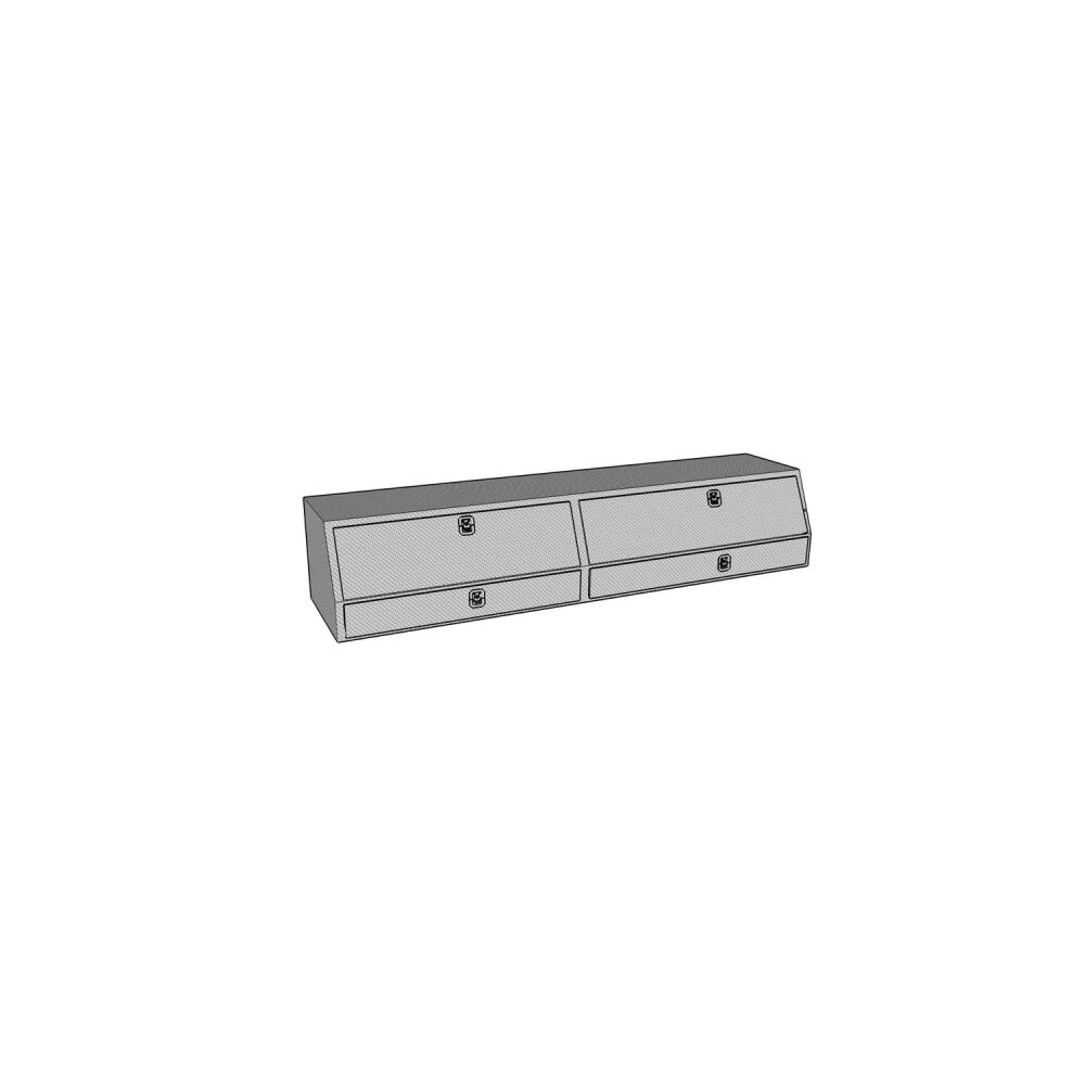 Westin Brute Contractor TopSider Tool Box - 80-TBS200-96D-BD