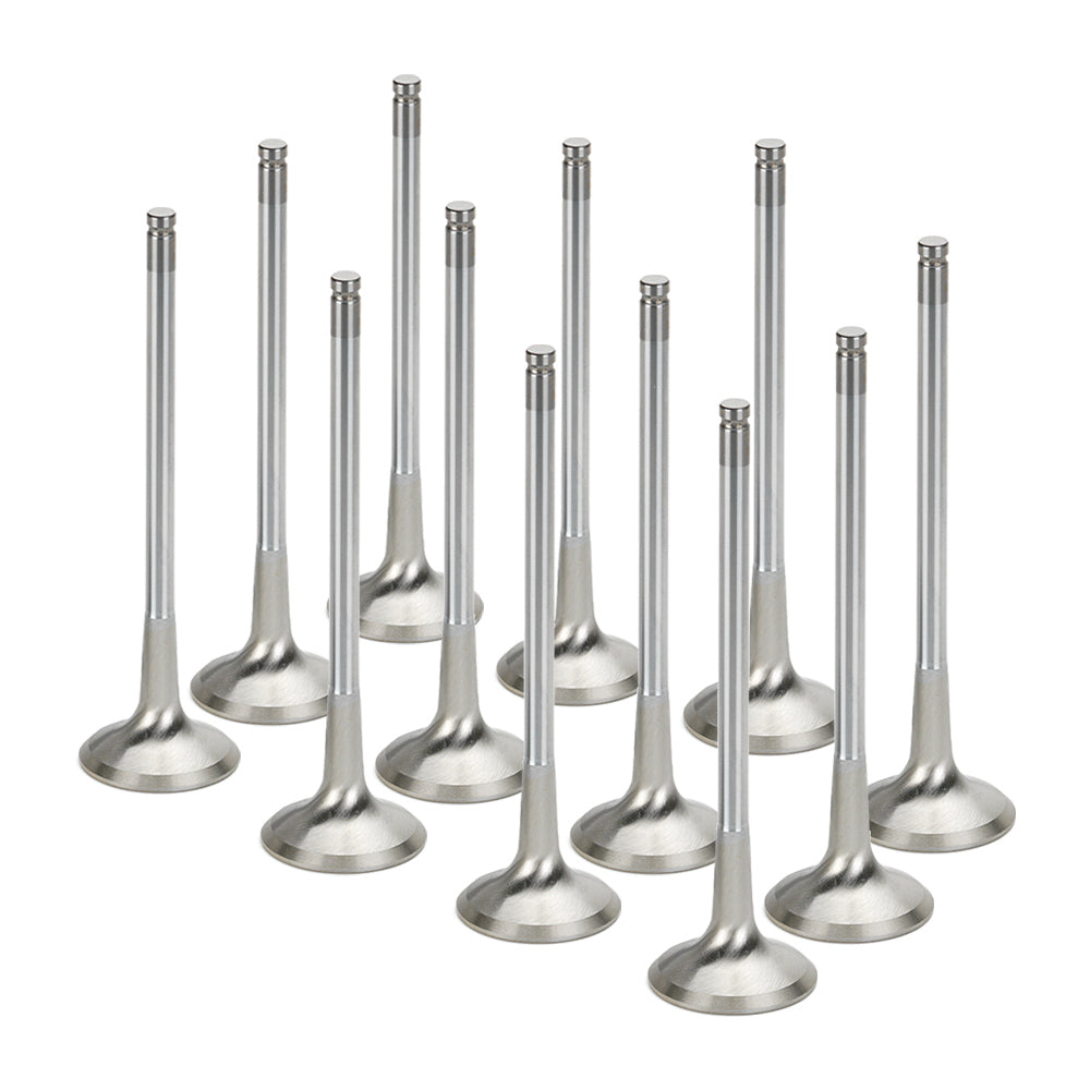 Supertech VW/Audi 2.7T APB Sodium Filled Inconel Exhaust Valve - +1mm Oversize - Set of 12