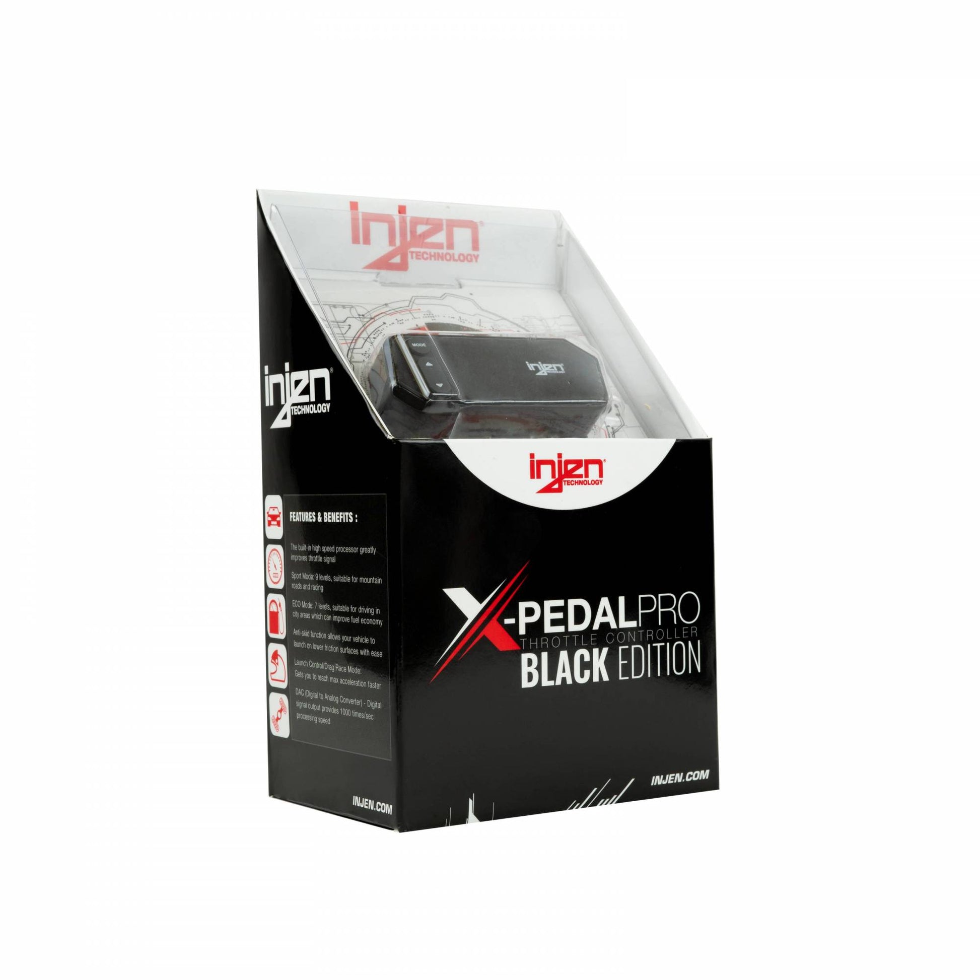 Injen X-Pedal PRO Black Edition Throttle Controller 2011-2015 Hyundai & Kia - PT0017B