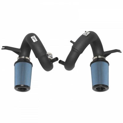 Injen SP Short Ram Cold Air Intake System Wrinkle Black 2018-2023 Kia Stinger 3.3L Twin Turbo - SP1350WB