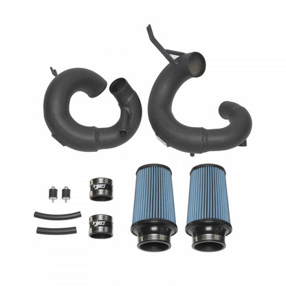 Injen SP Short Ram Cold Air Intake System Wrinkle Black 2018-2023 Kia Stinger 3.3L Twin Turbo - SP1350WB