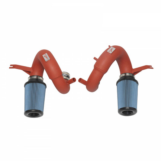 Injen SP Short Ram Cold Air Intake System Wrinkle Red 2018-2023 Kia Stinger 3.3L Twin Turbo - SP1350WR