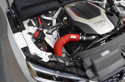 Injen SP Cold Air Intake System Wrinkle Red 2018-2022 Audi S4 & S5 3.0L Turbo - SP3082WR