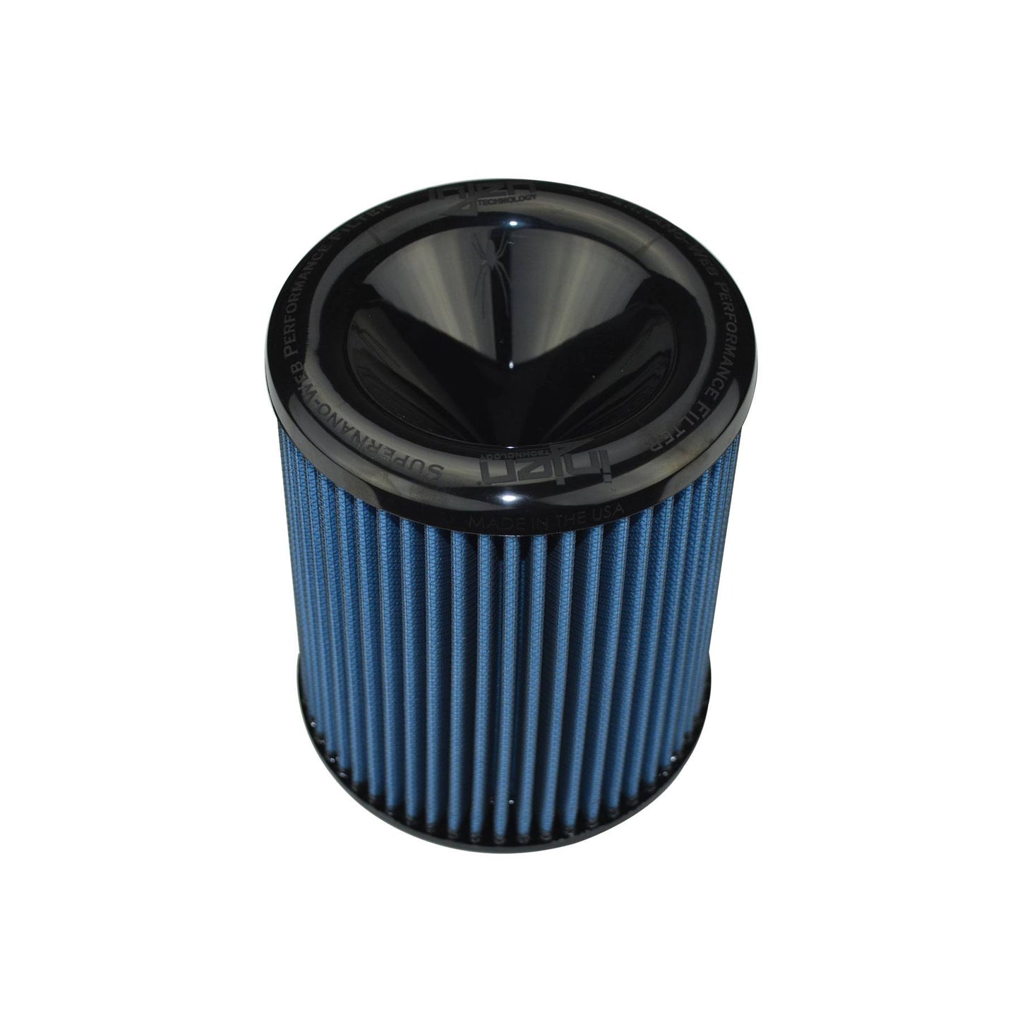 Injen SuperNano-Web Air Filter 3.50in Flange 6in Base 6.875in Height - X-1021-BB