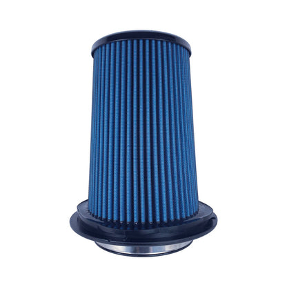 Injen SuperNano-Web Air Filter 5.00in Flange 8in Twist Lock Base 7.90in Height - X-1116-BB