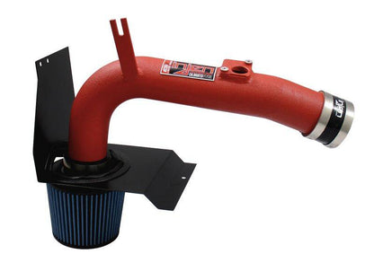 Injen SP1205wr wrinkle red Cold Air Intake for 2014 Subaru Impreza WRX STI and WRX 2.5L Turbo with heat shield and SuperNano-Web dry air filter