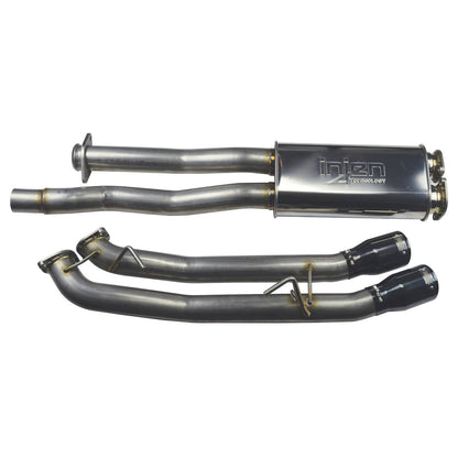 Injen SES9102 Performance Exhaust System for 2017-2020 Ford F-150 Raptor 3.5L EcoBoost with dual 4-inch black chrome tips and 76mm 304 stainless steel piping