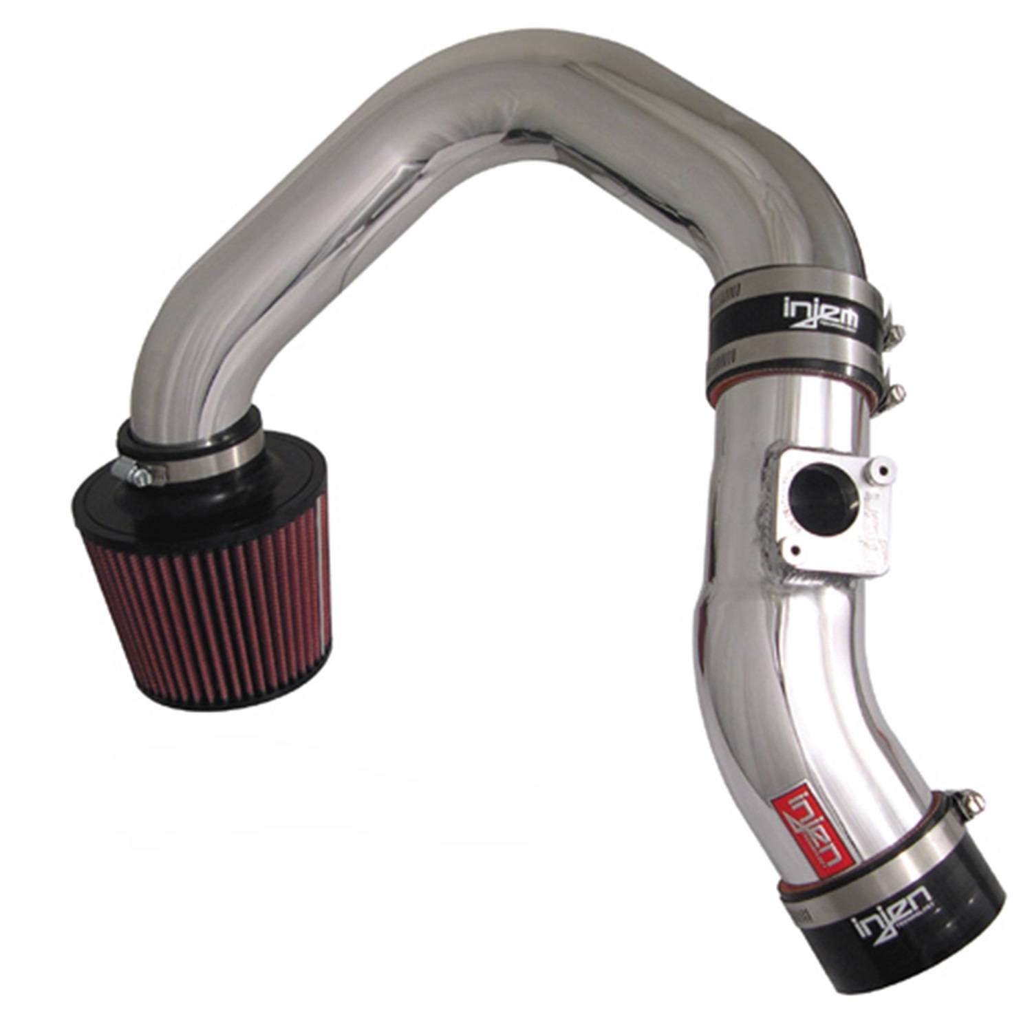 Injen SP1202P Polished Cold Air Intake for 2004-2007 Subaru Impreza WRX STI and 2006-2007 WRX 2.5L Turbo with SuperNano-Web dry air filter
