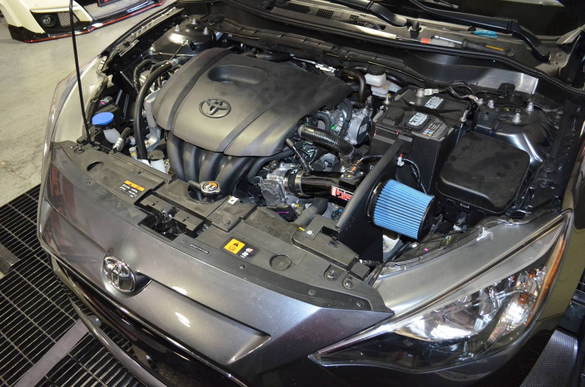 Injen SP2025BLK Black Short Ram Air Intake for 2016-2020 Toyota Yaris iA and Yaris 1.5L with MegaRam Technology, Air Fusion Technology, and heat shield