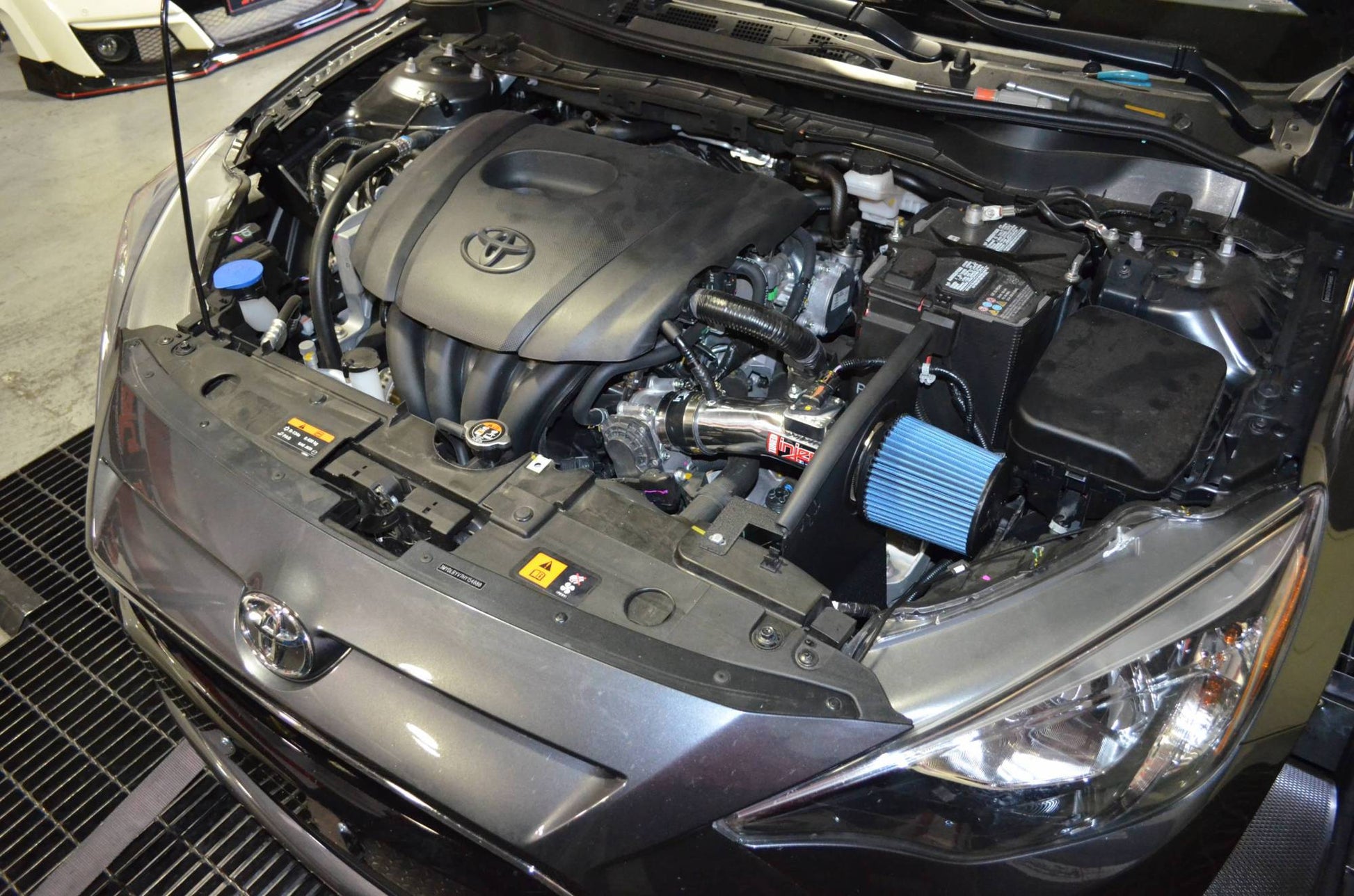 Injen SP2025P Polished Short Ram Air Intake for 2016-2020 Toyota Yaris iA and Yaris 1.5L with MegaRam Technology, Air Fusion Technology, and heat shield