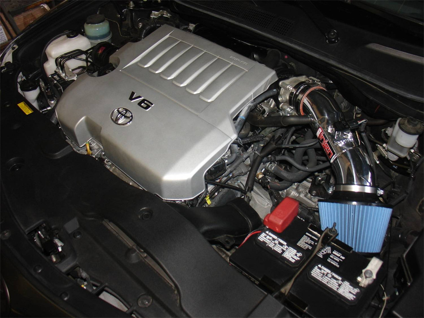 Injen SP2033BLK Black Short Ram Air Intake for 2007-2011 Toyota Camry 3.5L V6 with MegaRam Technology and SuperNano-Web dry air filter