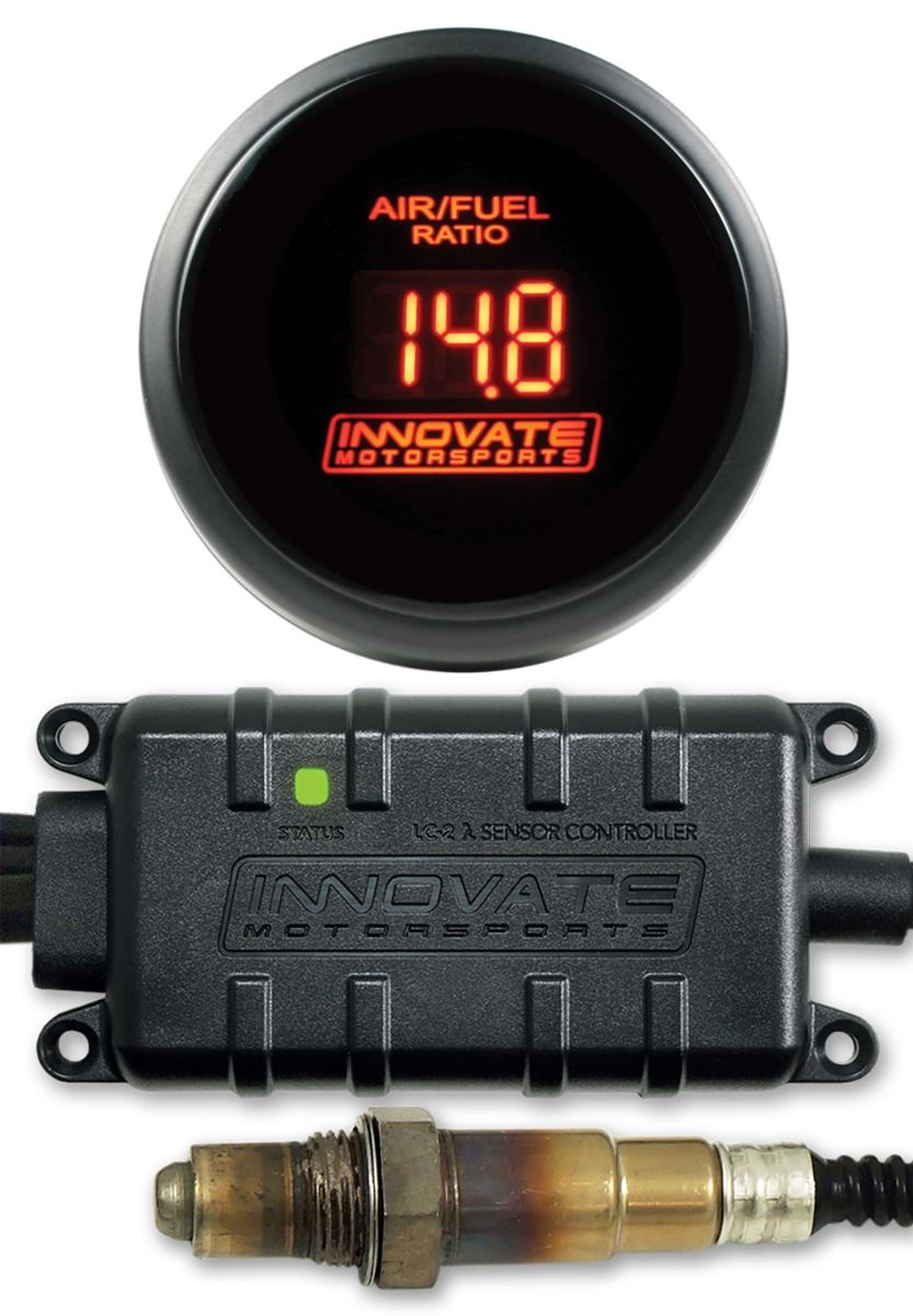 Innovate Motorsports 3796 DB Red wideband air fuel gauge kit