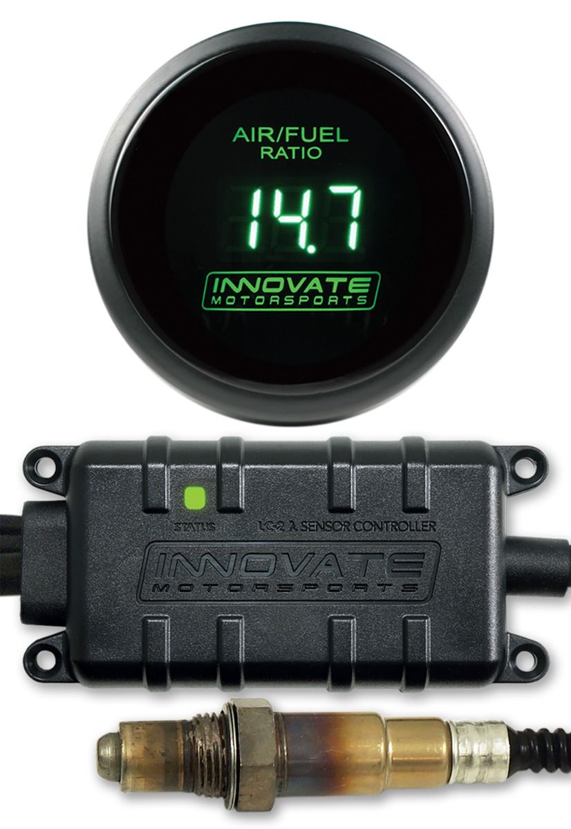 Innovate Motorsports 3873 DB Green wideband air fuel gauge kit