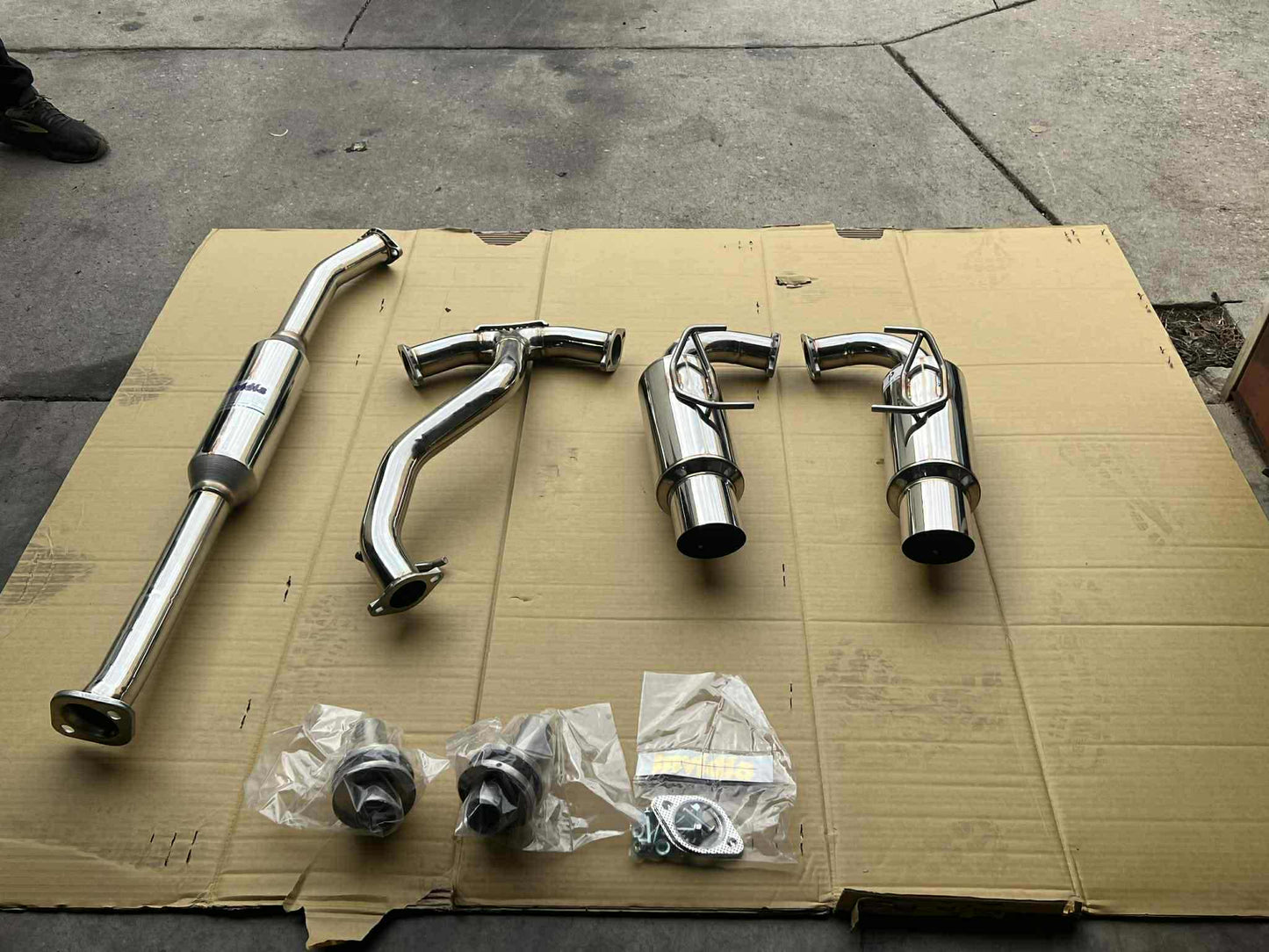 Invidia HS12SSTGTP Dual N1 Stainless Tips Cat-Back Exhaust – 2012+ Subaru BRZ / Toyota 86