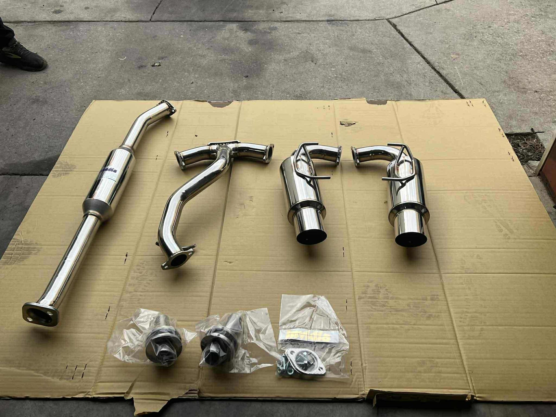 Invidia HS12SSTGTP Dual N1 Stainless Tips Cat-Back Exhaust – 2012+ Subaru BRZ / Toyota 86