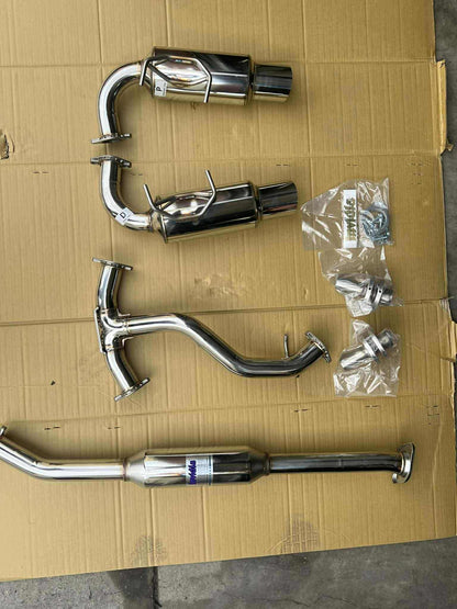 Invidia HS12SSTGTP Dual N1 Stainless Tips Cat-Back Exhaust – 2012+ Subaru BRZ / Toyota 86