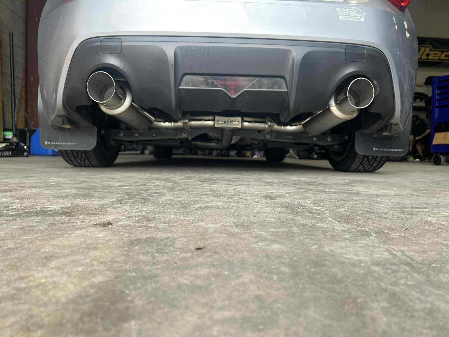 Invidia HS12SSTGTP Dual N1 Stainless Tips Cat-Back Exhaust – 2012+ Subaru BRZ / Toyota 86