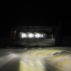 AlphaRex 02-05 Dodge Ram NOVA-Series LED Projector Headlights Alpha-Black - 880566
