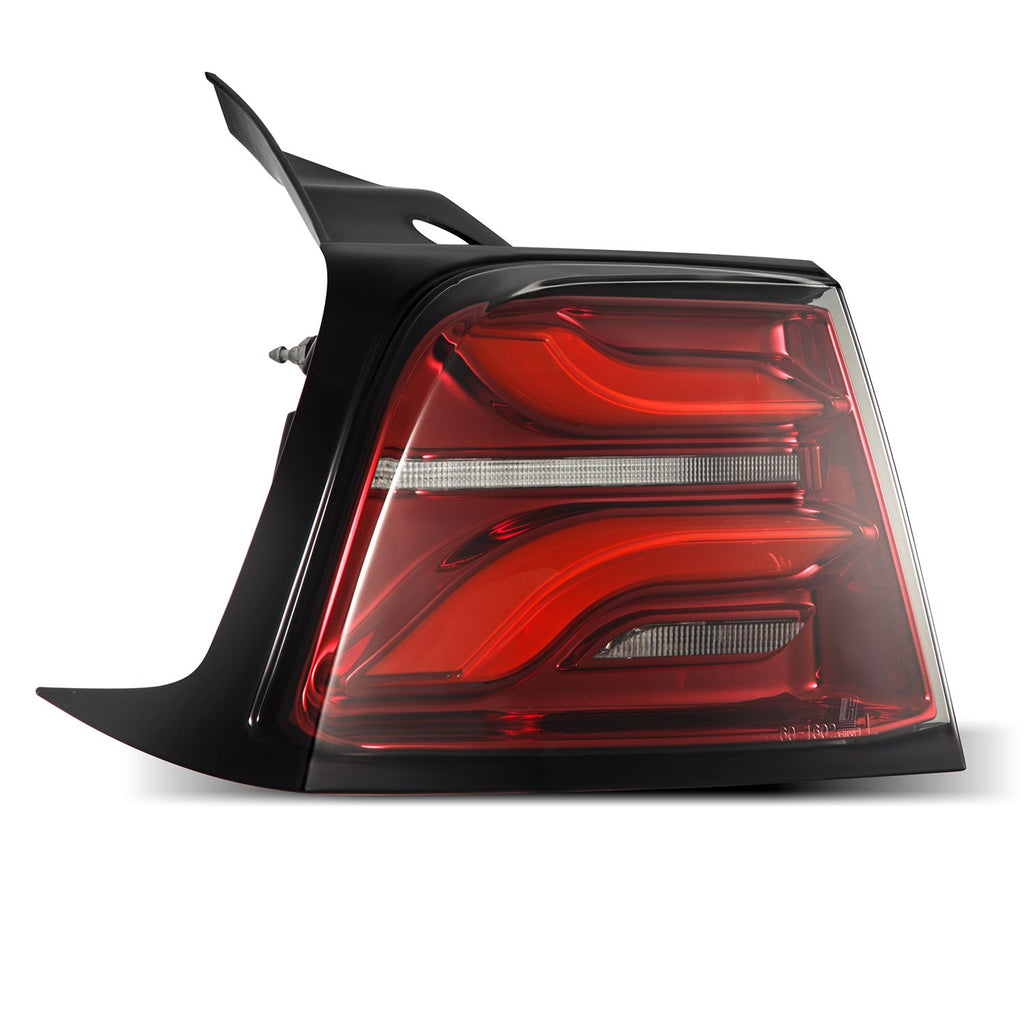 AlphaRex 17-23 Tesla Model 3 / 20-23 Model Y (Without Stock Amber Turn Signal) PRO-Series LED Tail Lights Red Smoke - 601020