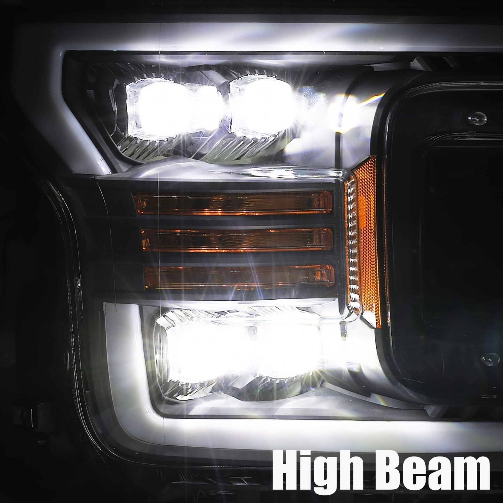 AlphaRex 18-20 Ford F150 NOVA-Series LED Projector Headlights Chrome - 880181 AlphaRex