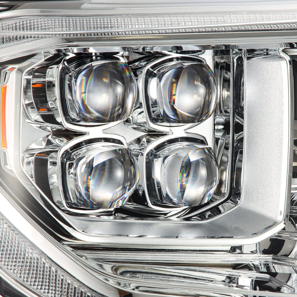 AlphaRex 880831 14-21 Toyota Tundra MK II NOVA-Series LED Projector Headlights Chrome - 880831