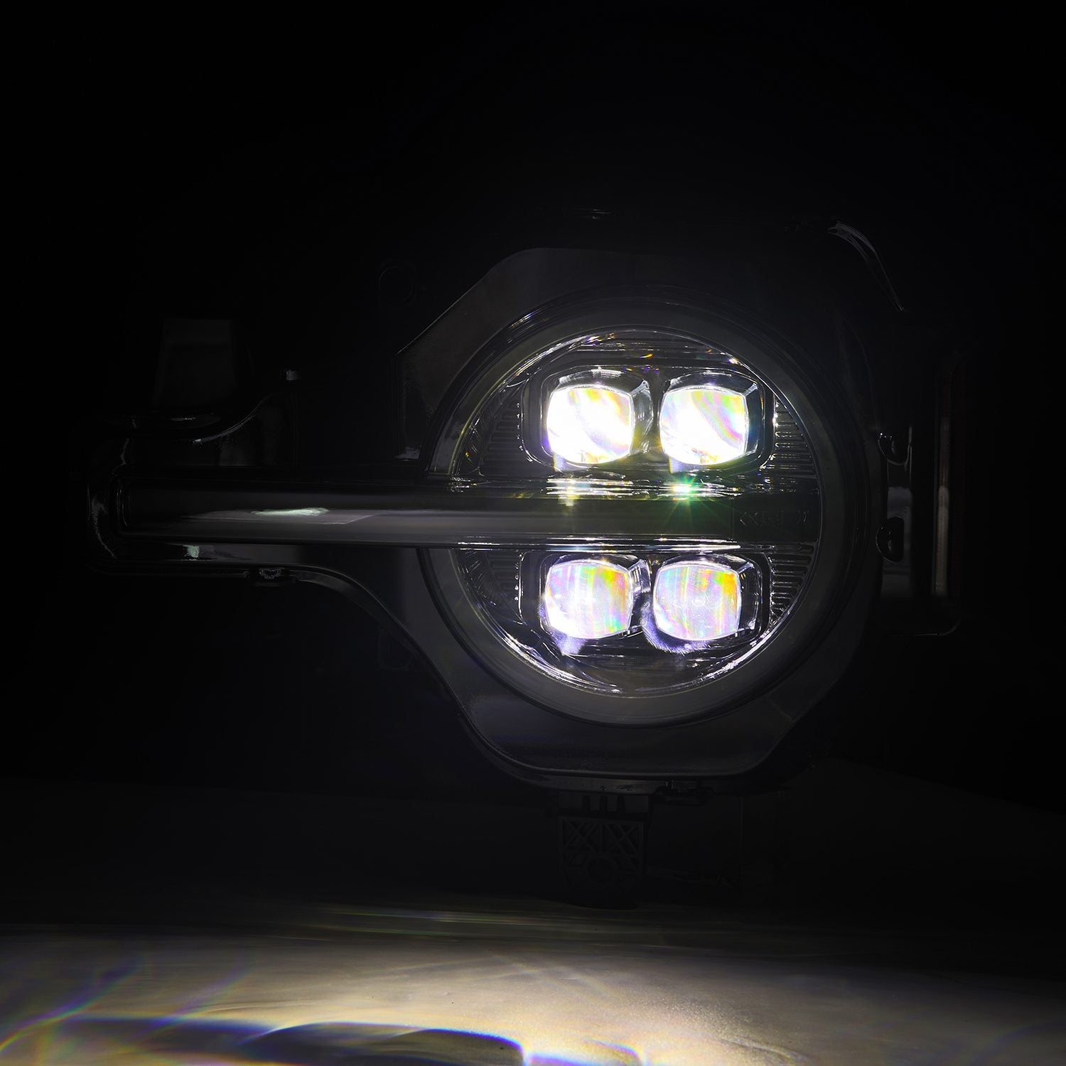 AlphaRex 21-23 Ford Bronco /22-23 Ford Bronco Raptor NOVA-Series LED Projector Headlights Alpha-black - 880259 AlphaRex