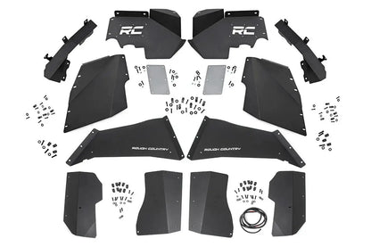Rough Country Front & Rear Inner Fenders for 2007-18 Jeep Wrangler 10511 Rough Country