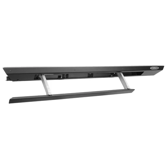 Rock Slide Engineering JL Step Sliders for 2024-2025 Jeep Wrangler 4-Door, featuring smart motor, rugged steel construction, and automated step deployment.