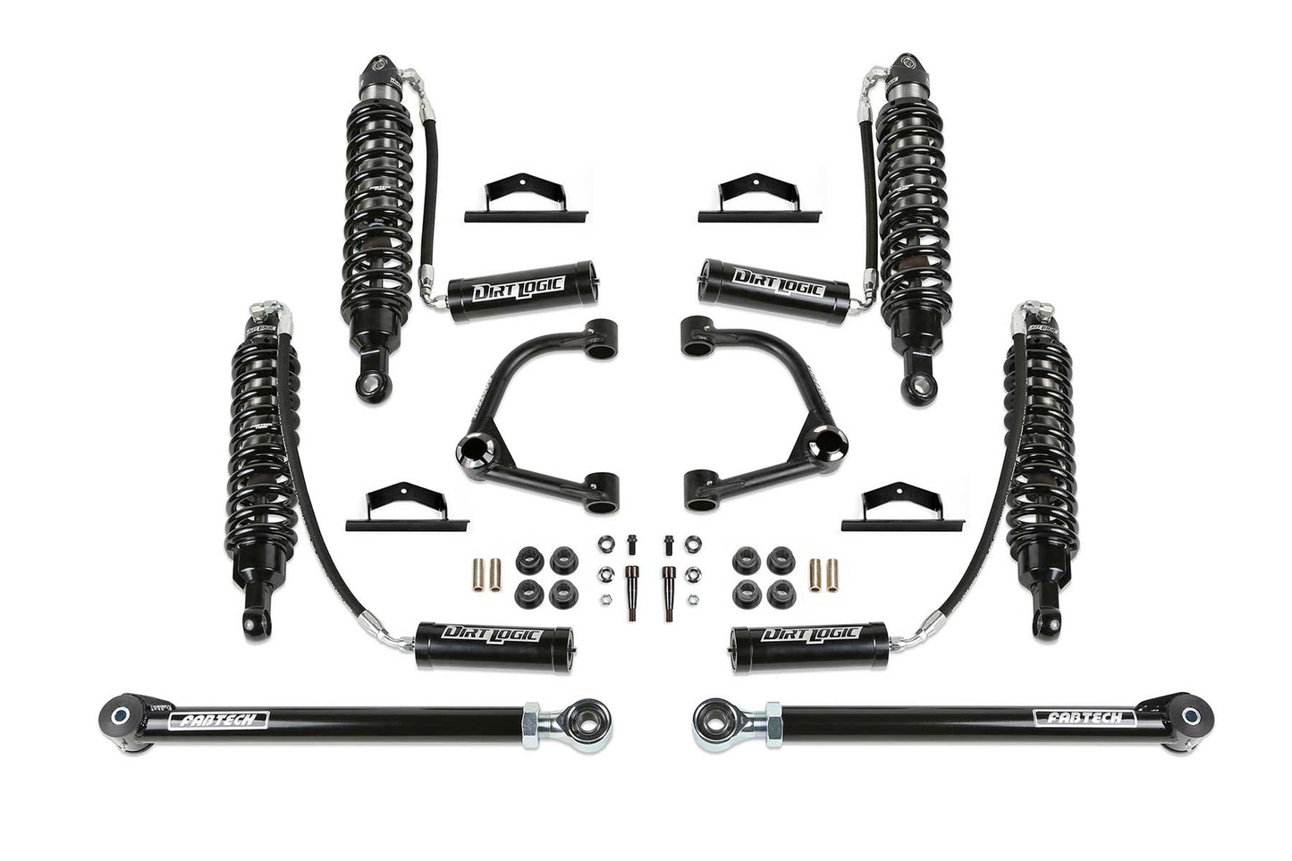 Fabtech 21-23 Ford Bronco 4-Door 4WD 3″ UNIBALL UCA LIFT KITK2378DL - K2378DL Fabtech