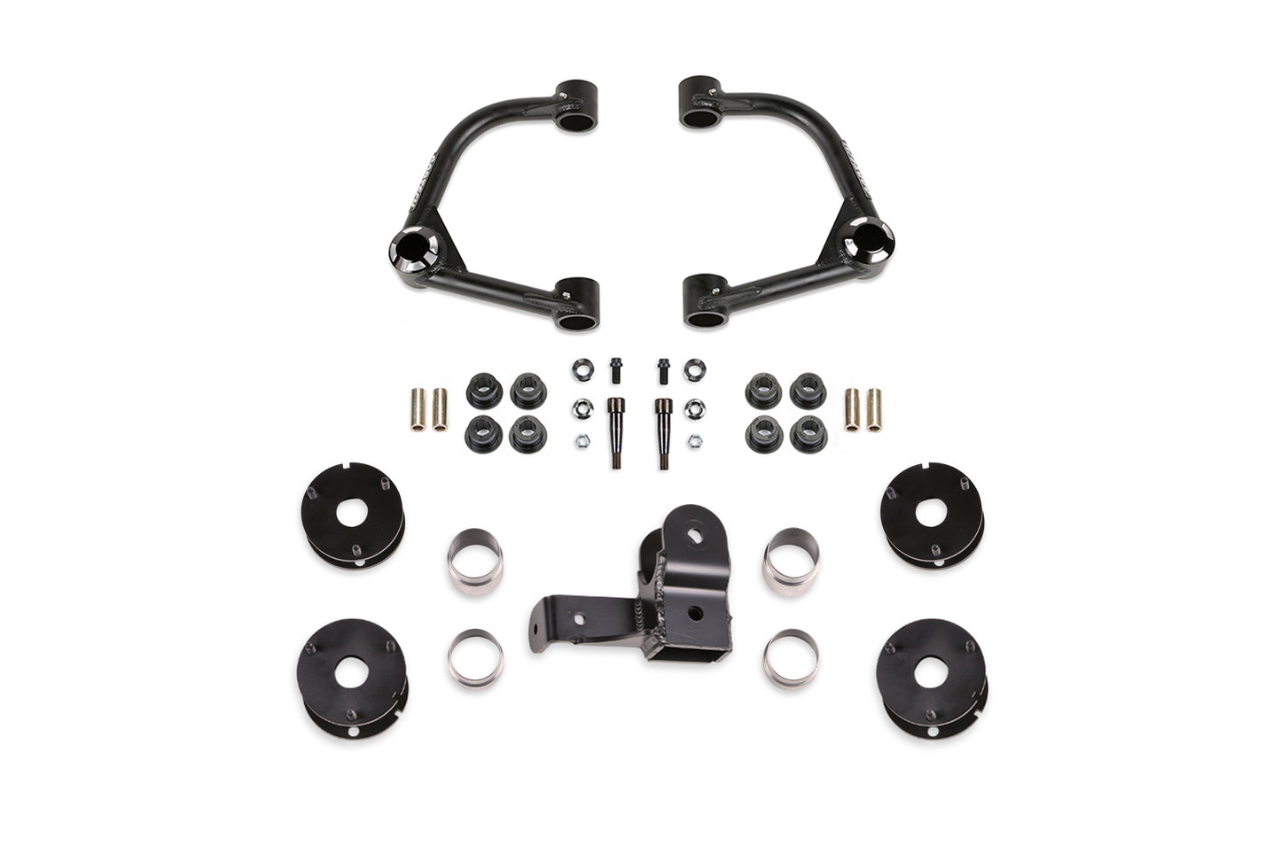 Fabtech 21-24 Ford Bronco (Non-Bilstein) 4in UCA Kit w/ BJ & Shock Spacers