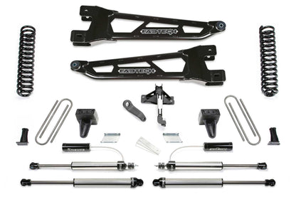 Fabtech 23-24 Ford F250/350 4WD Diesel 4in Radius Arm Lift Kit Dirt Logic 2.25 Resi. Shocks