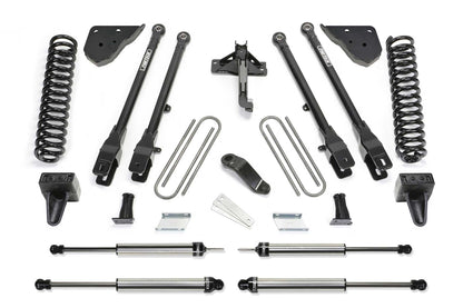 Fabtech 23-24 Ford F250/350 4WD Diesel 4in 4 Link System w/ Coils and 2.25 DLSS Shocks