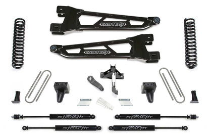 Fabtech 23-24 Ford F250/350 4WD Diesel 6in Radius Arm Lift Kit Stealth Shocks