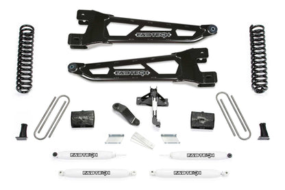 Fabtech 23-24 Ford F450/F550 4WD 6in Radius Arm Lift Kit w/ Performance Shocks