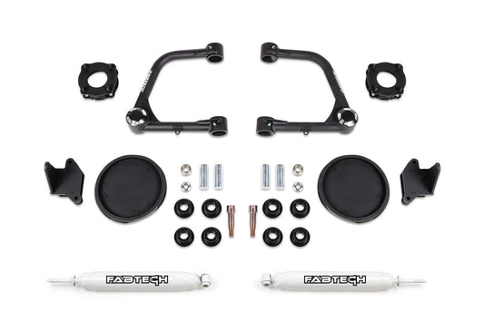 Fabtech 2022 Toyota Tundra 3″ UNIBALL UCA LIFT KIT – FRONT SHOCK SPACERS & REAR COIL SPRING SPACERS W/ REAR PERFORMANCE SHOCKS – K7086