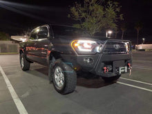 Load image into Gallery viewer, AlphaRex 12-15 Toyota Tacoma PRO-Series Halogen Projector Headlights Alpha-Black - 880748