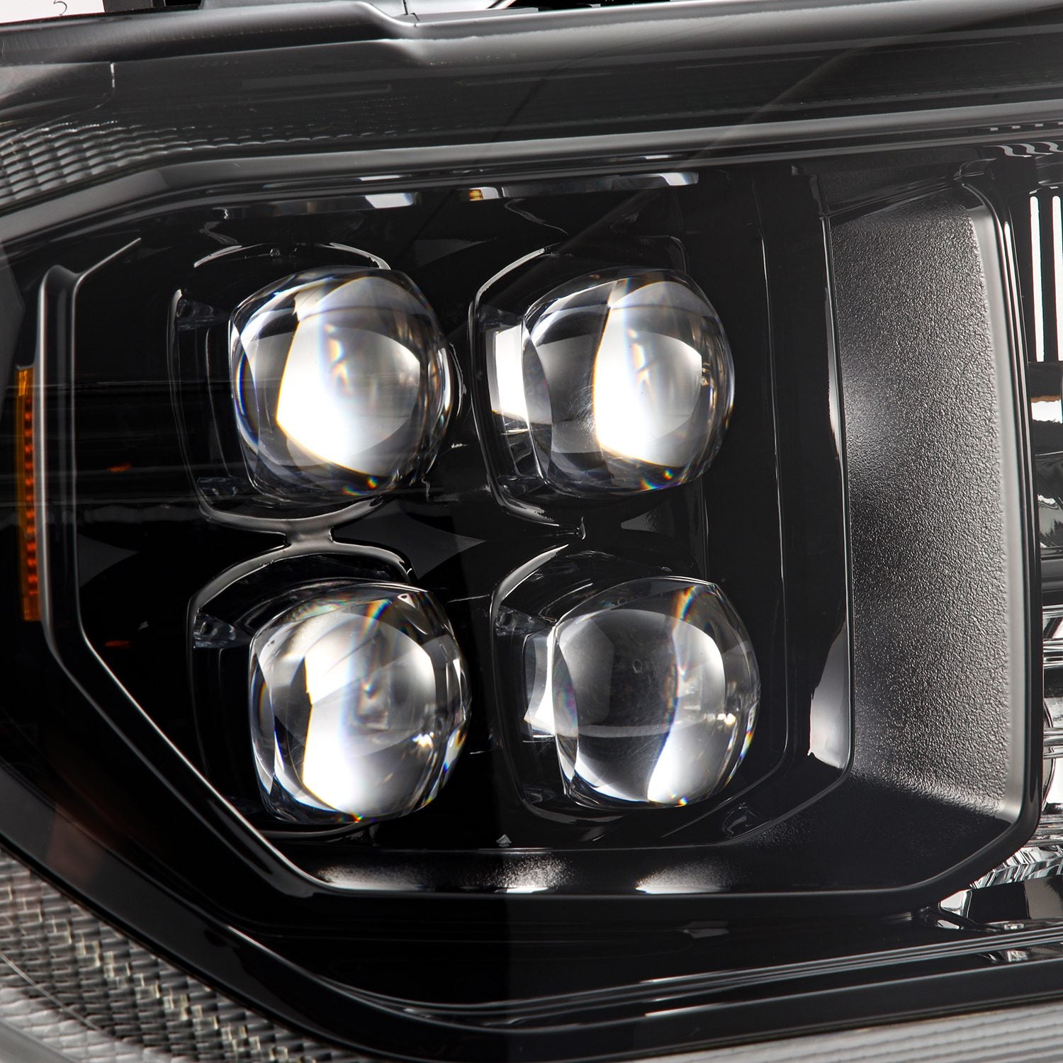 AlphaRex 880820 07-13 Toyota Tundra/08-17 Toyota Sequoia MK II NOVA-Series LED Projector Headlights Alpha-Black (With Level Adjuster) - 880820 AlphaRex