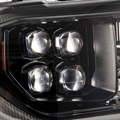 AlphaRex 880820 07-13 Toyota Tundra/08-17 Toyota Sequoia MK II NOVA-Series LED Projector Headlights Alpha-Black (With Level Adjuster) - 880820 AlphaRex