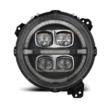 Load image into Gallery viewer, AlphaRex 18-23 Jeep Wrangler JL/Gladiator JT NOVA-Series LED Projector Headlights Black - 880868