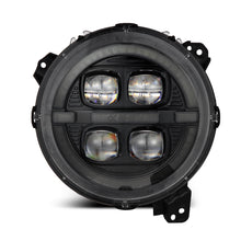 Load image into Gallery viewer, AlphaRex 18-23 Jeep Wrangler JL/Gladiator JT NOVA-Series LED Projector Headlights Alpha-black - 880867