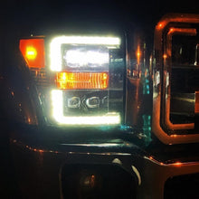 Load image into Gallery viewer, AlphaRex 880149 11-16 Ford Super Duty NOVA-Series LED Projector Headlights Black