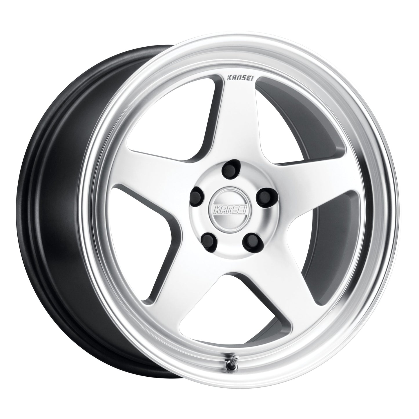 Kansei K12H Knp 17x9.5in / 5x114.3 BP / 12mm Offset / 73.1mm Bore - Hyper Silver Wheel
