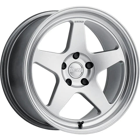 Kansei K12H Knp 18x9.5in / 5x114.3 BP / 12mm Offset / 73.1mm Bore - Hyper Silver Wheel