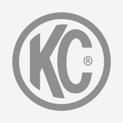 KC HiLiTES 6in. Hard Cover for Gravity Pro6 LED Lights (Single) - Black w/Yellow KC Logo 5111