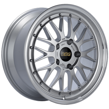 BBS LM 17x7.5 5x114.3 ET38 Silver Center 82 mm PFS/ Clip Required LM076DSPK