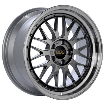 BBS LM 19x9 5x112 ET34 Diamond Black Center Diamond Cut Lip Wheel - 82mm PFS/Clip Required LM466DBPK