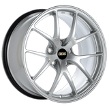 BBS RI-D 20x10.5 5x112 ET15, 82mm Diamond Silver Wheel PFS/Clip Required RI104DS