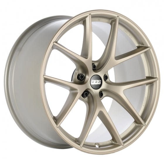 BBS Unlimited CI-R 19x10 ET46 (Face 2) Satin White-Gold Wheel CI2801AD06