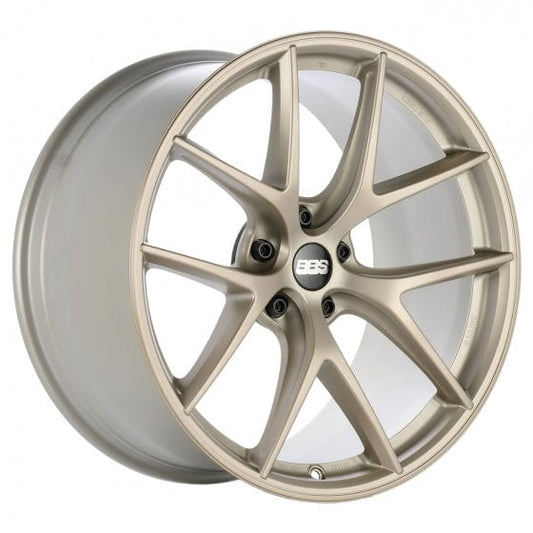 BBS Unlimited CI-R 20x8.5 ET65.5 (Face 0) Satin White-Gold Wheel CI6101AD06